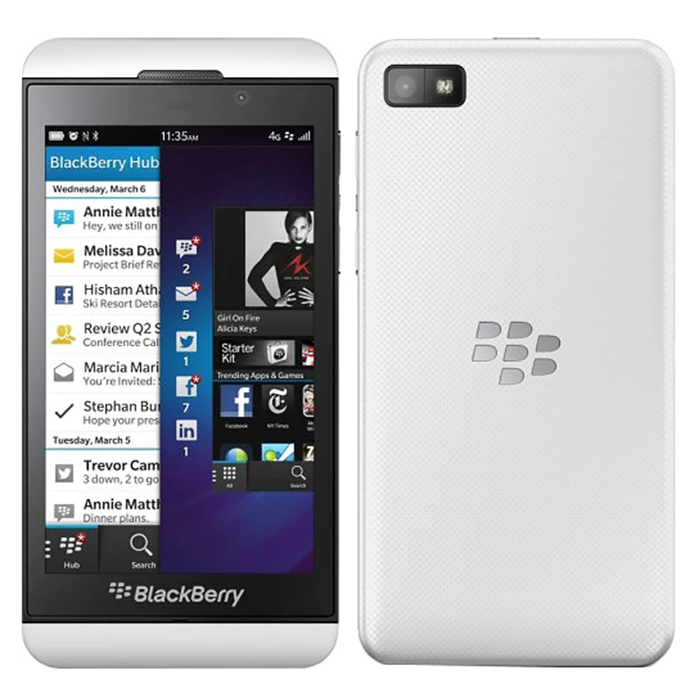 الأصلي Blackberry Z10 لوح التزلج GSM 3G 4G 4.2 "8MP 2GB RAM 16GB ROM LTE GPS WiFi هاتف محمول غير مقفول مع BlackBerry OS #1