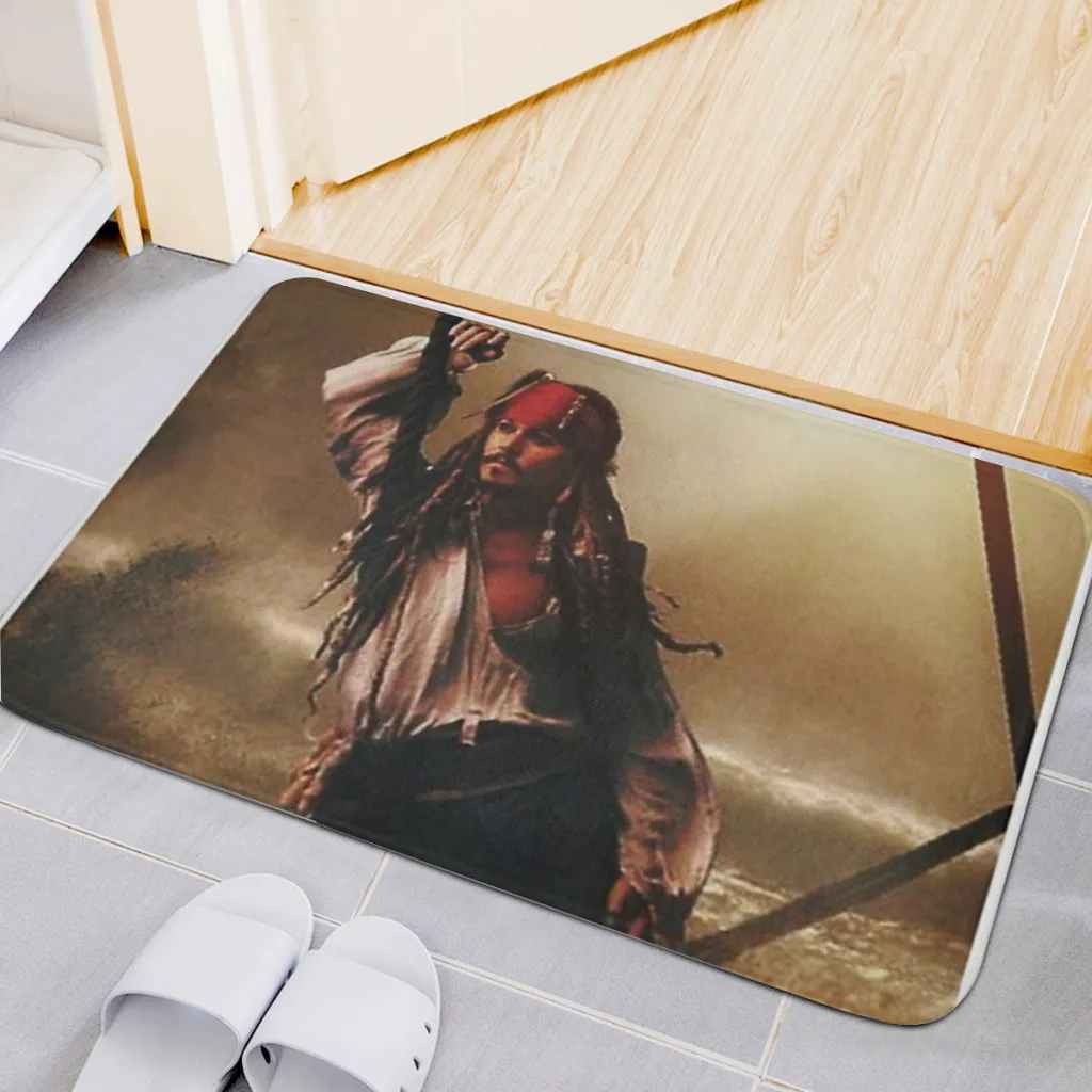 

Johnny Depp Jack Sparrow Area Rug Carpet Rug for Living Room Bedroom Sofa Doormat Decor Game Non-slip Floor Mat