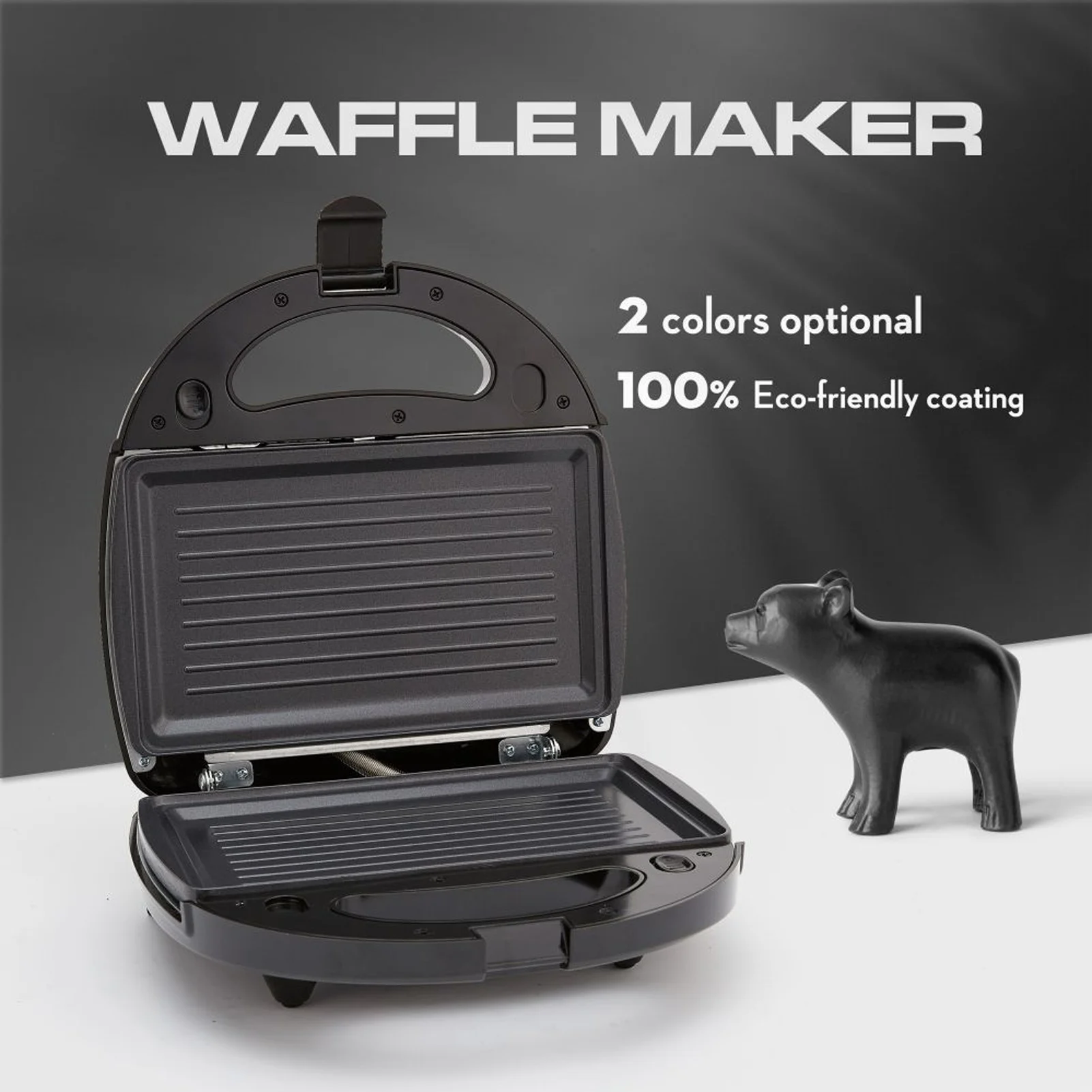 

3-in-1 Sandwich Maker, 750W Waffle Maker, Panini Press Grill, with Non-Stick Removable Plates, Fast and Even Heating 220V