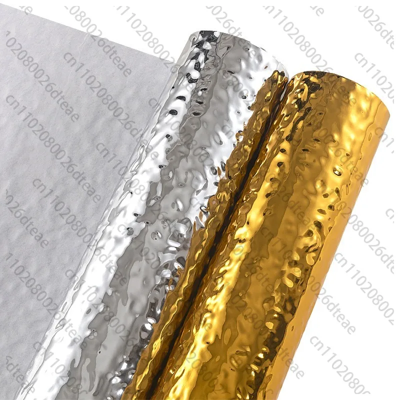 Imitation Stainless Steel Water Ripple Ceiling Wallpaper 0.6MM Extra Thick