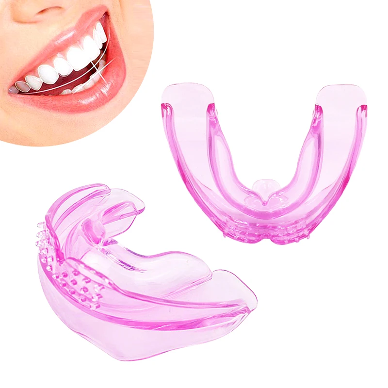 1pc Dental Braces Transparent Teeth Protector Mouth Trays Bruxism For Permanent Makeup Lips Tattoo Tools Supply Protection