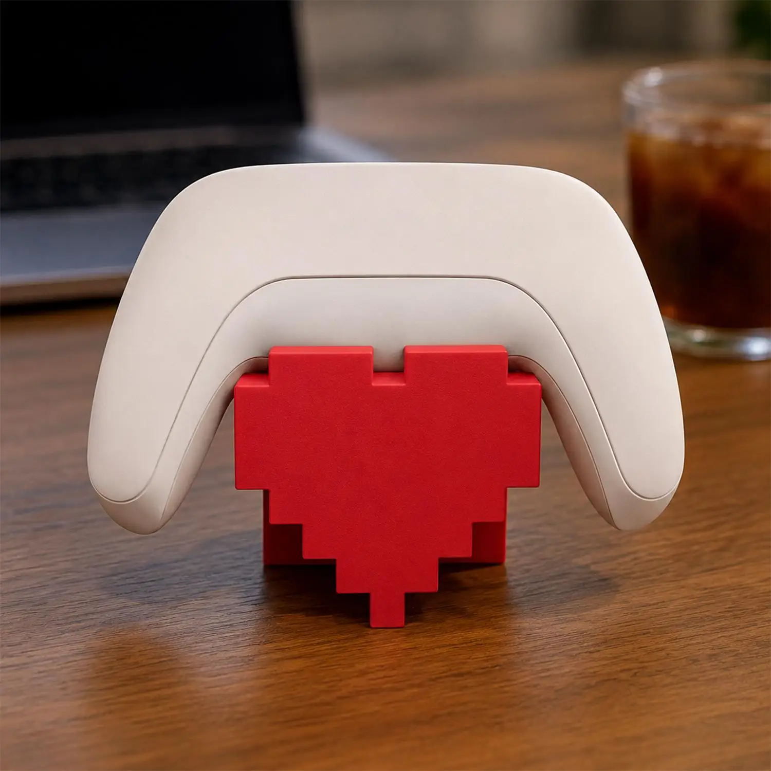 Cartoon Cute Lazy Holder Retro Heart Shape Game Controller Display Bracket Universal Game Console 3D Holder Stand