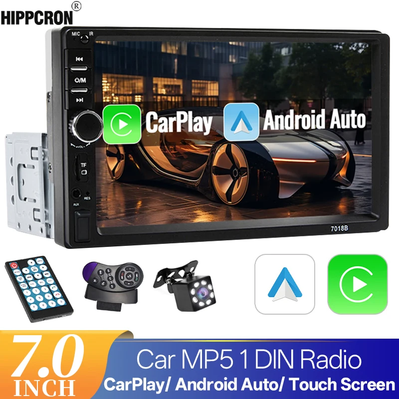 Hippcron 7“ 1 Din C…