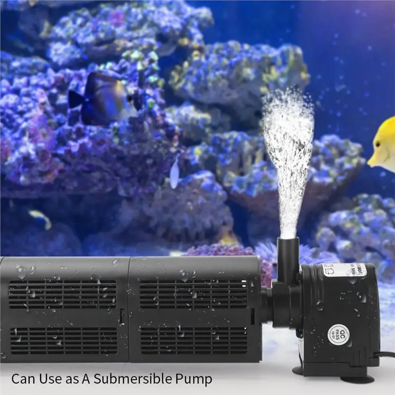 【CYBER MONDAY】HX-1580F2 Plastic Fish Tank Filter 3In1 40W Built-In Filtration System With Inner Sponge To Increase Air Oxygen EU