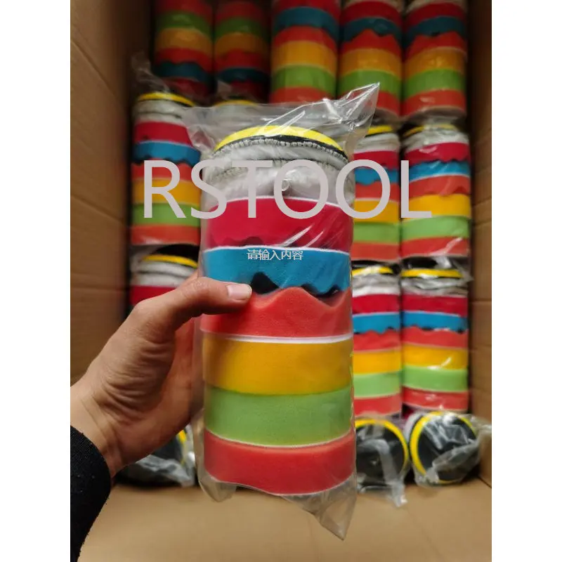 Xe Đánh Bóng Xe Hơi 4 Inch Buffing Pad Bộ Xe Ô Tô Tự Động Máy Đánh Bóng Gói 8 Cái Với M10 Đầu Khoan bộ