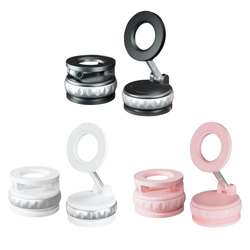 

Vacuum Adsorption Magnetic Phone Holder 360° Rotation Extension with One-Step Lock Car Phone Holder Stablec Foldable