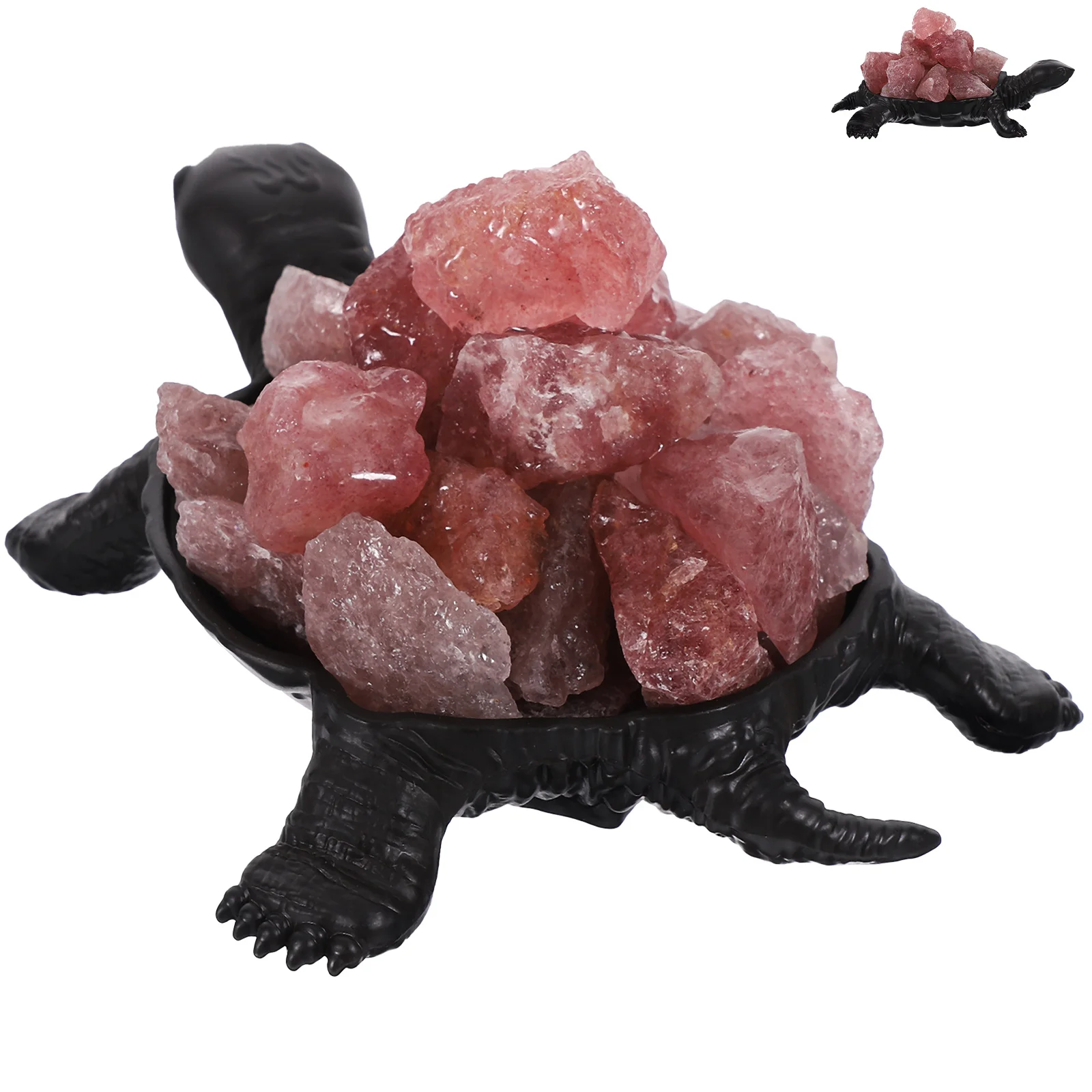 

Crystal Turtle Sculpture Alloy Material Cute Desktop Decor Animal Statue Home Decoration Desk Decor Metal Turtle Sculpture