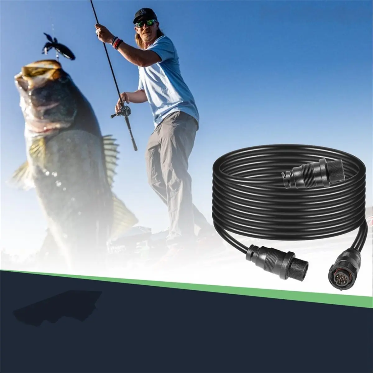 720108-1 14 M360 2DDI Y Transducer Adapter Cable, for 360 and 2D/ Transducers, 14-Pin Y Cable