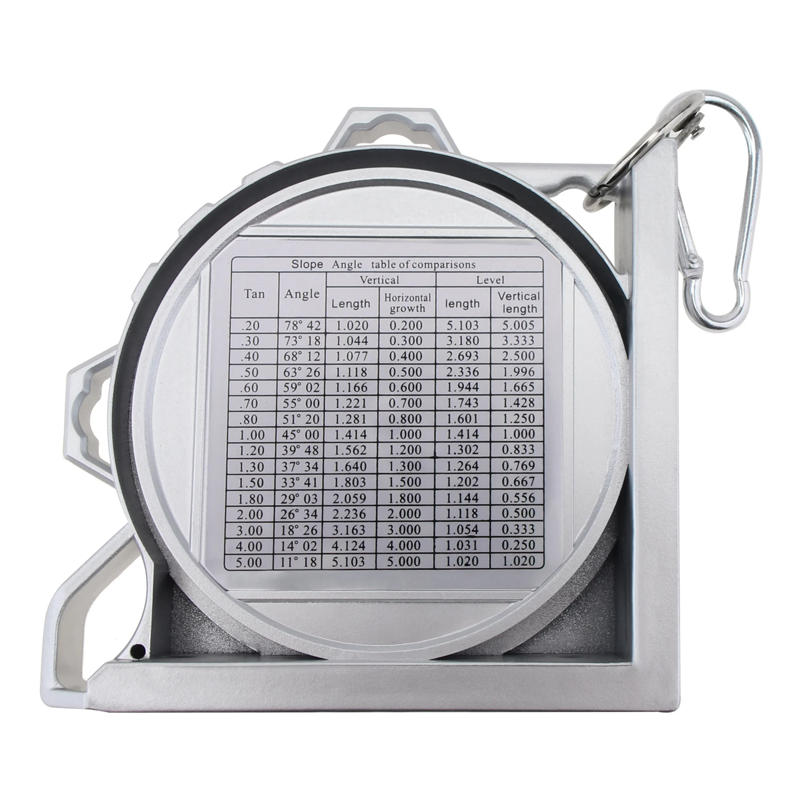 Imagem -05 - Carpintaria Angle Gauge Dial Angle Finder Transferidor Magnetismo Nível Inclinômetro 0180 Graus Ferramentas de Medição Escala Inclinada