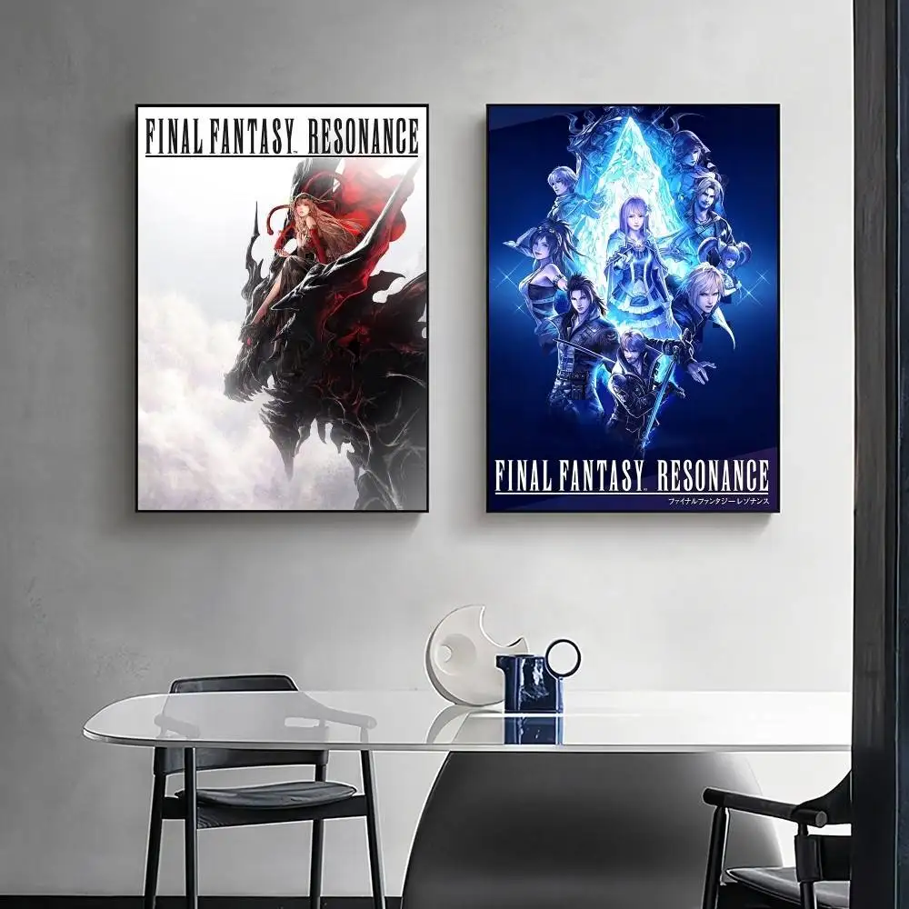 Game Final Fantasy Resonance Poster Print Cook Cooked Wall Art Canvas Painting for Living Room Bedroom Home Decor