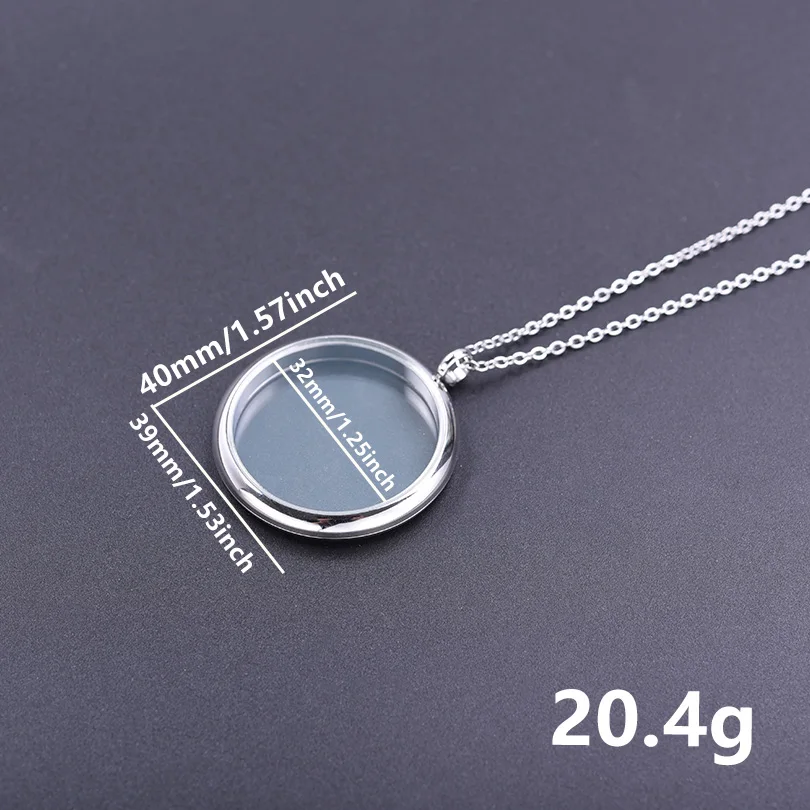 High Fashion Twist Locket Pendant Necklaces For Women Men Jewelry Memory Photo Floating Charm DIY Stainless Steel Lockets Gift