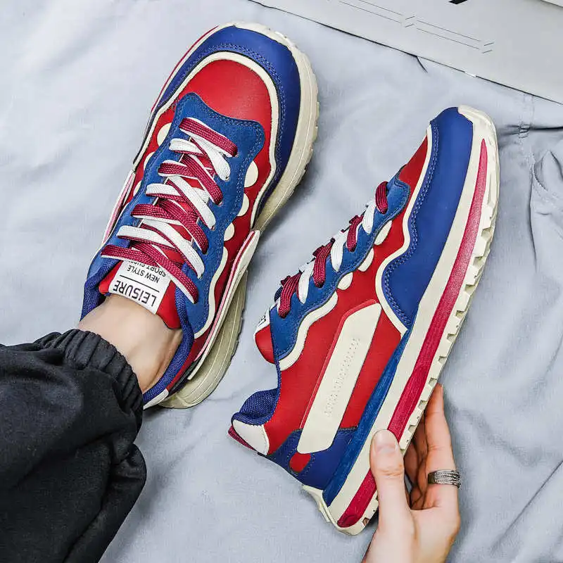 

Осенние мужские красные кроссовки на тонком каблуке, оригинальные дизайнерские мужские туфли для гольфа, самые продаваемые спортивные знаменитые косплейные эстетические тренировки