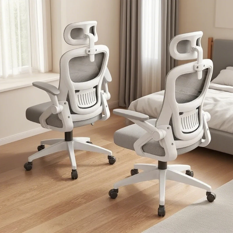 كرسي مكتب مريح قابل للتعديل مسند الذراع كرسي داعم للفقرات القطنية شبكة مسند الظهر قطب كرسي دوار Bureaustoel المنزلية مكتب المورد