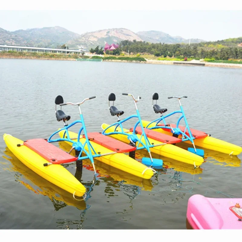 

Sea Cycle Solo Pontoon Catamaran Pedal Paddle Boat heitro Water Bike Water Kayak