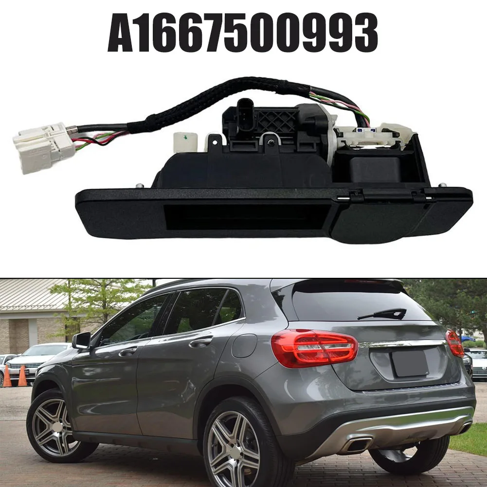 A1667500993 مقبض الباب الخلفي كاميرا الرؤية الخلفية لبنز A C CLA GLA GLC GLE فئة التثبيت السريع اكسسوارات السيارات