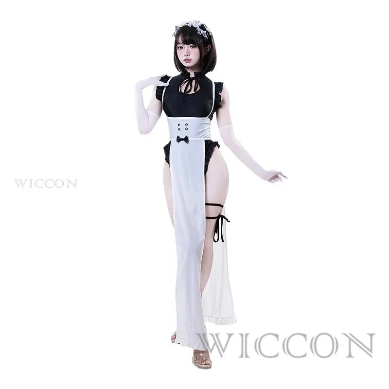 Japanese Anime Meido Kafe Maid Uniform 2B Cosplay Victorian Era Noble Manor Women Butler Clothes Outfit Costumea;2'k,8;c'