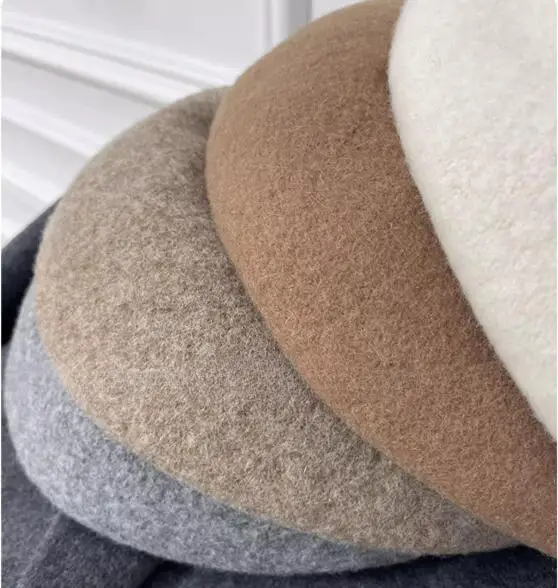 Autumn/Winter Wool Berets Artist French Painter Hat Elegant Warm  Felt Cap Fashion Head Decorative Hat For Women Girls