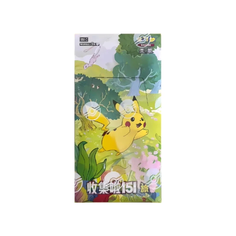 Echte Pokemon 151 Collection Card Scarlet & Violet Vol.3 PTCG Supplement Pack Kinderspeelgoed Tafelspel Trading Card Gift