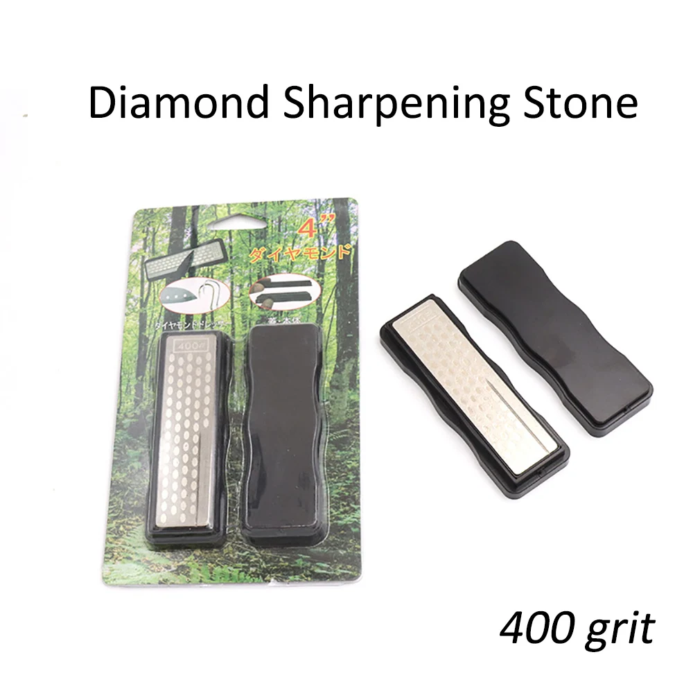 

400 Grit Diamond Sharpening Stone Whetstone Bar With Base Knife Sharpener Scissors Razor Polished Kitchen Knife Sharpening Tools