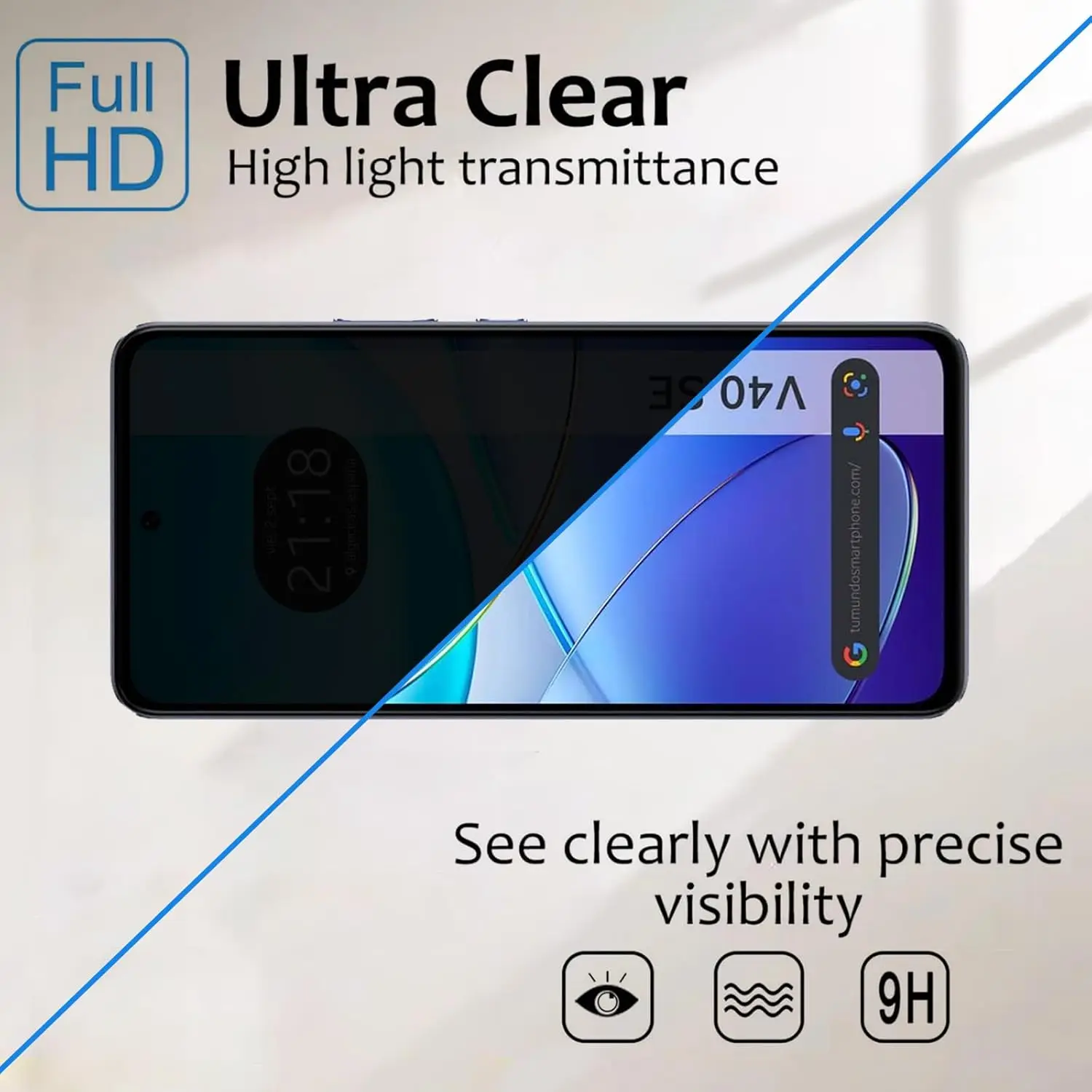 For VIVO V40 SE Anti Spy Tempe - Vivo V40 ulasan dan harga