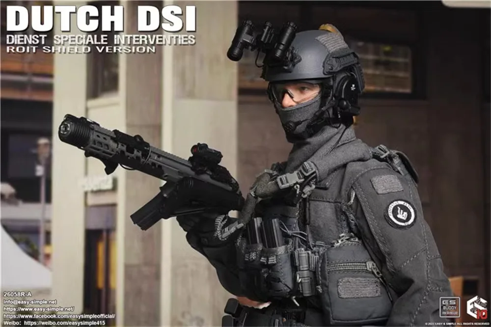 

1/6 простая и легкая ES 26058R, голландский специальный щит против бумотов, версия, полный комплект, экшн-фигурка, модель, подарок для фанатов
