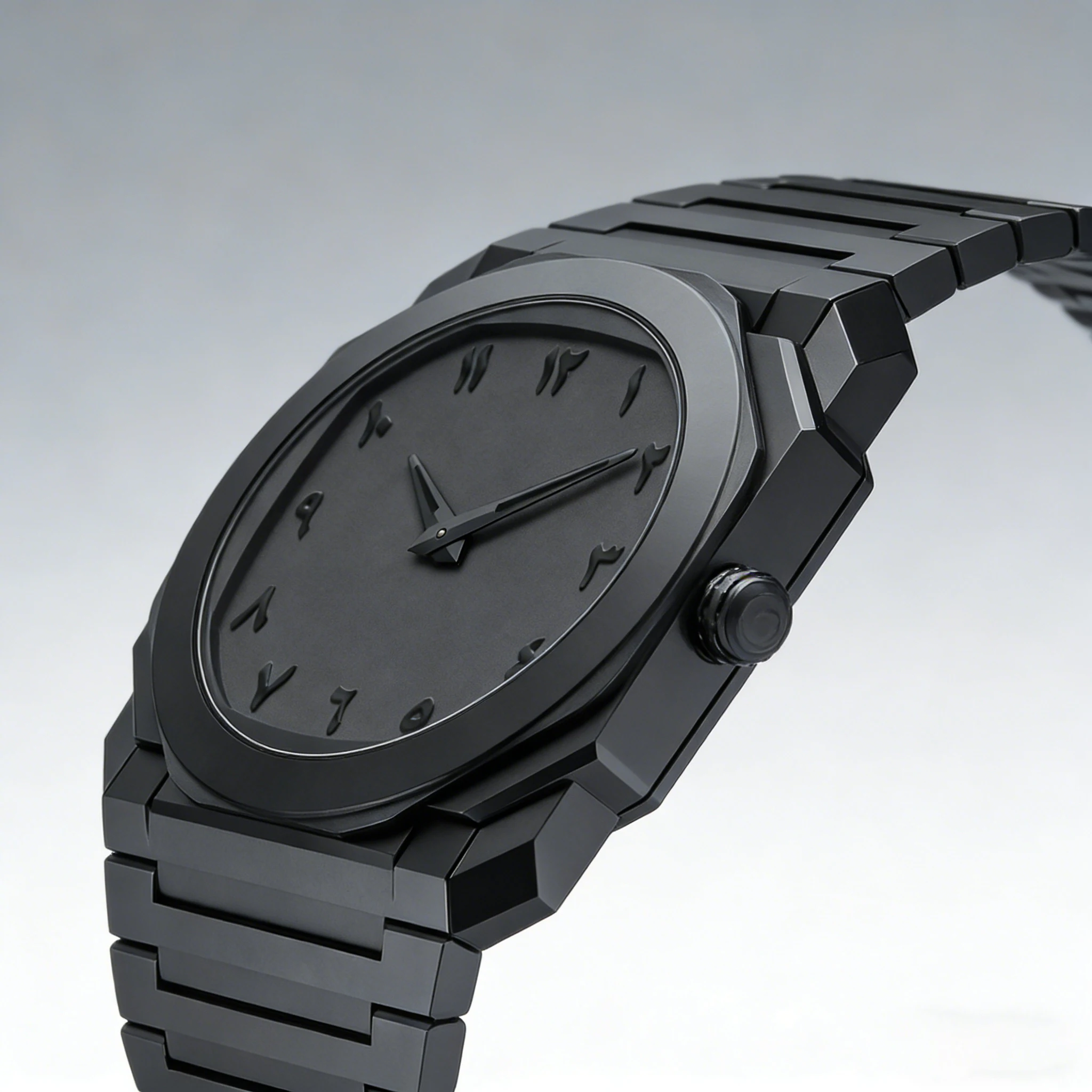 

Arabic Numerals Ultra-Thin Large Dial Quartz Watch Polycarbonate Waterproof Quartz Watch Luxury Men's Business Watch Men's Gift