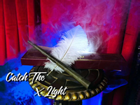 CATCH THE X LIGHT BY KINGSLEY XU Magic Tricks Gimmick Props Floating Light to Wand Magia Stage Mentalism Illusions feather