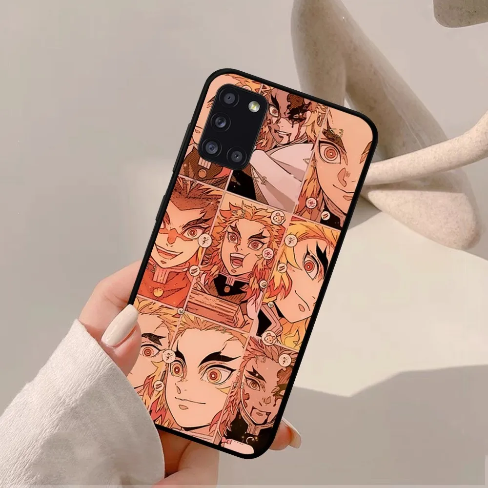 Rengoku Kyoujurou Demon Slayer Phone Case For Samsung A 13 21 30 31 32 51 52 53 70 for Huawei Honor 50 60 70 for OPPO vivo