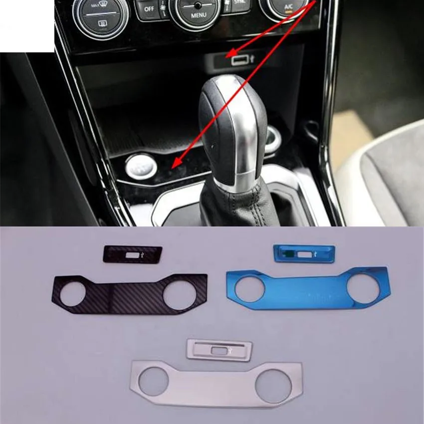 

2 шт./лот, автомобильные наклейки из нержавеющей стали, декоративная крышка прикуривателя для Volkswagen VW T-ROC 2018-2020, аксессуары