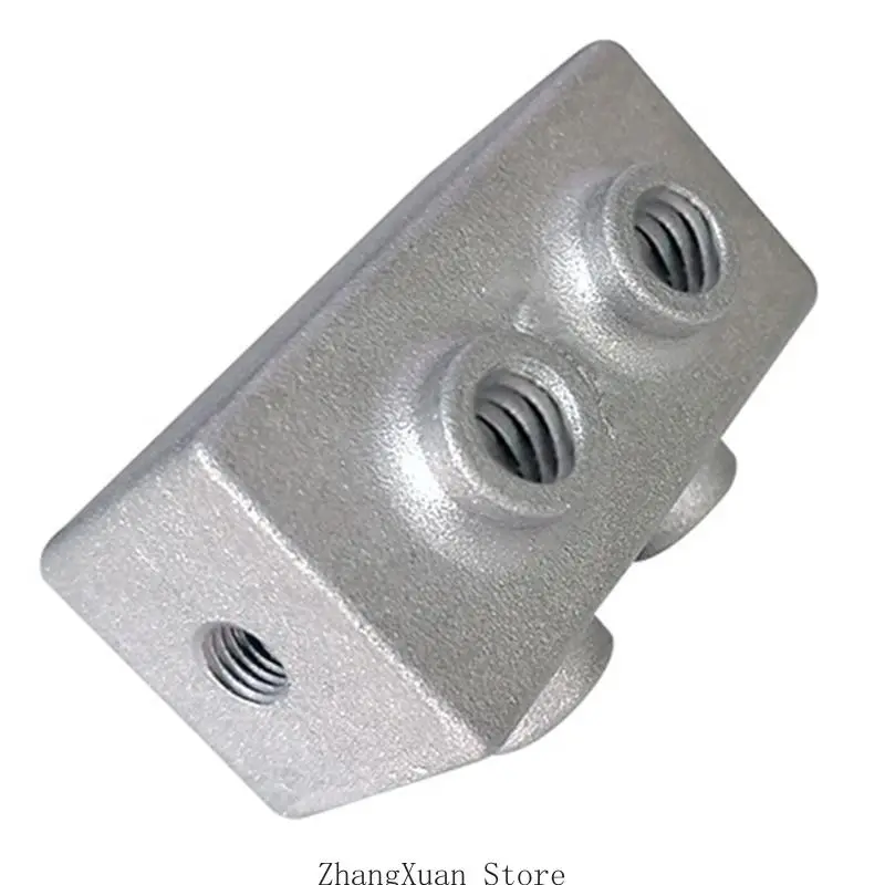 30 x 30 mm Vierkantrohr-Rohrverschraubungen aus Aluminiumlegierung, Vierkantrohr, feste Verbindung, Lagerregal-Verbindung – Detail 3