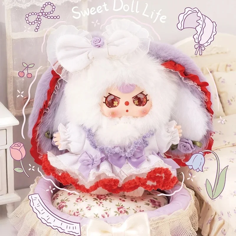 

New Baby Three Blind Box Flower Field Messenger Series Cute Vinyl Plush Doll Trendy Toy Bag Pendant Surprise Gift For Girls