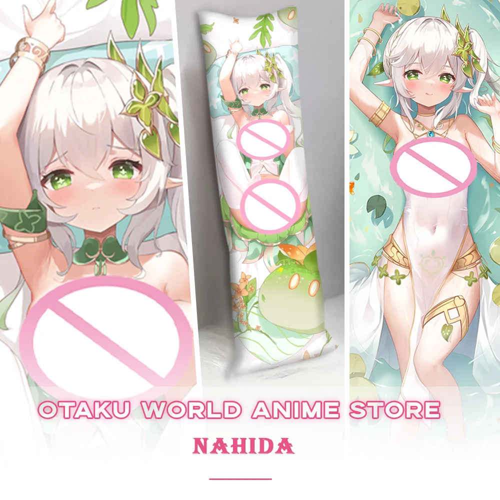 

Genshin Impact Dakimakura наволочка Hahida Otaku обнимающая реквизит для тела аниме игра ролевой подарок для взрослых 3D печать Декор реквизит