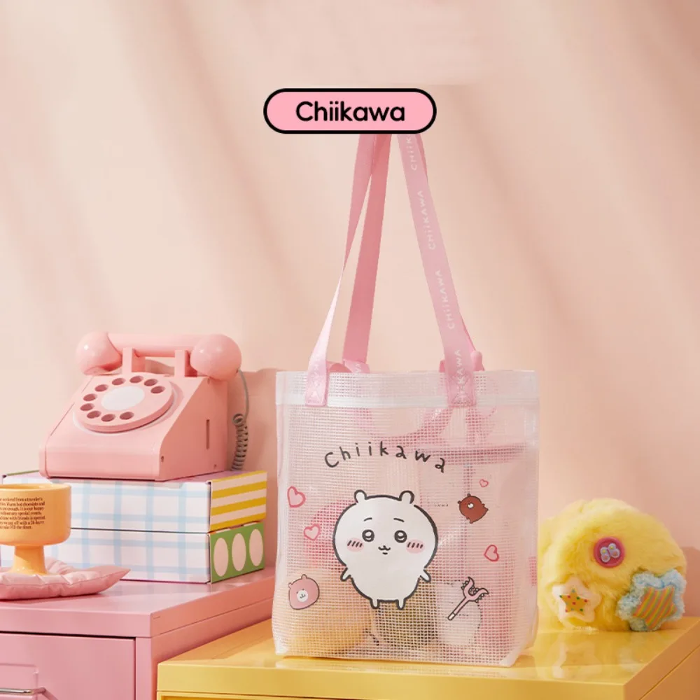 

MINISO Chiikawa серия Hachiware Usagi аниме Мультяшные сумки через плечо Kawaii милые вместительные сумки для хранения сумка для покупок