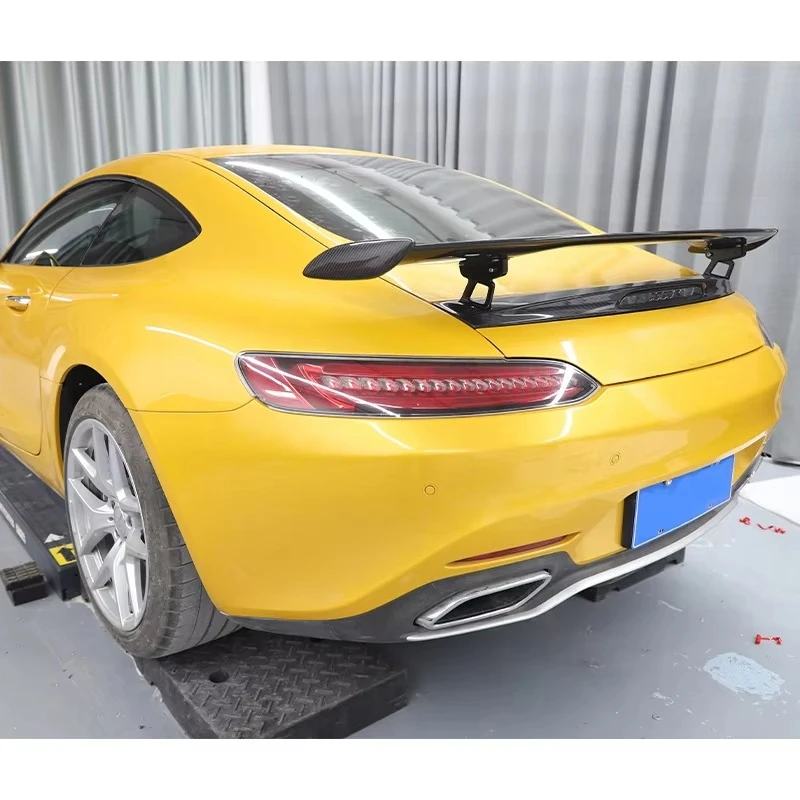 STLF CLRAK Car Upgrade Carbon Fiber Tail Decorative Panel New Condition Fit for 2015-2023 GT GTS GTR Pro Style 5
