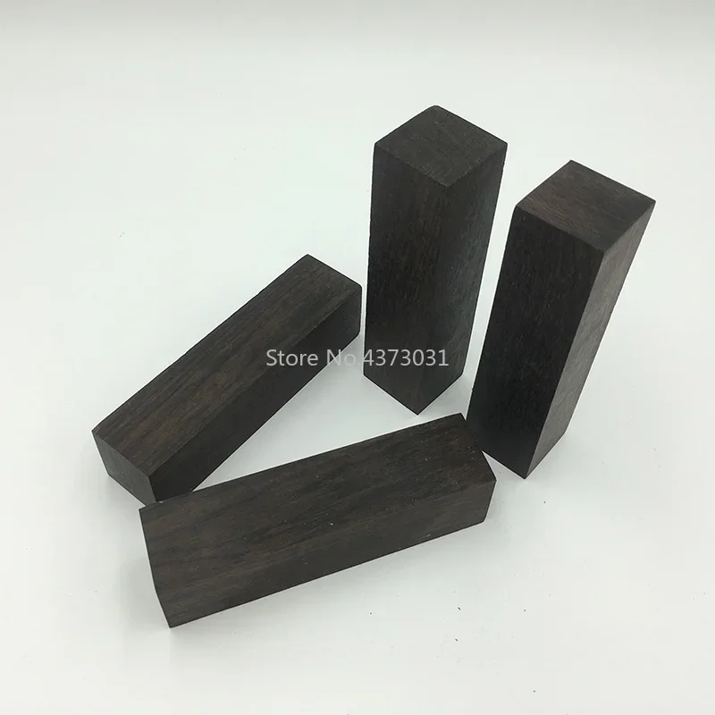 

1piece Multi Size Black Wood for DIY Knife Handle Material East Africa Ebony Wood for Various Handicraft Raw Materials