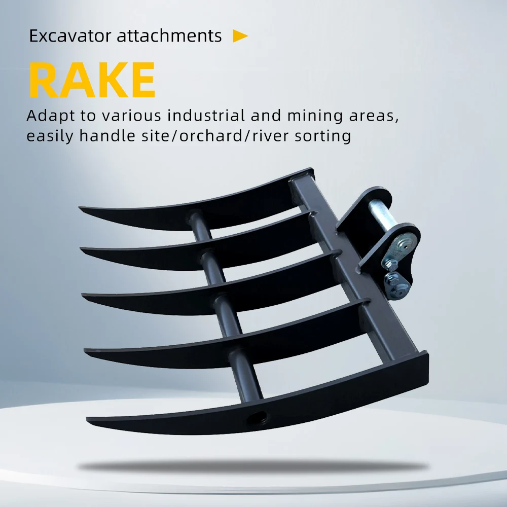 Customized Excavator Quick Connector+Tilting Bucket High Strength Steel Construction Machinery Parts Excavator With Attachment