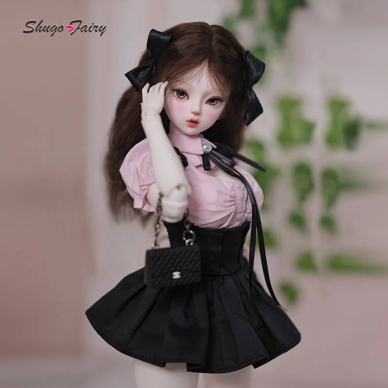 

Shugafairy Joan 1/4 BJD — тело танцовщицы аниме с школьной формой Kawaii | Полный набор шарнирных фигурок пышных фигурок
