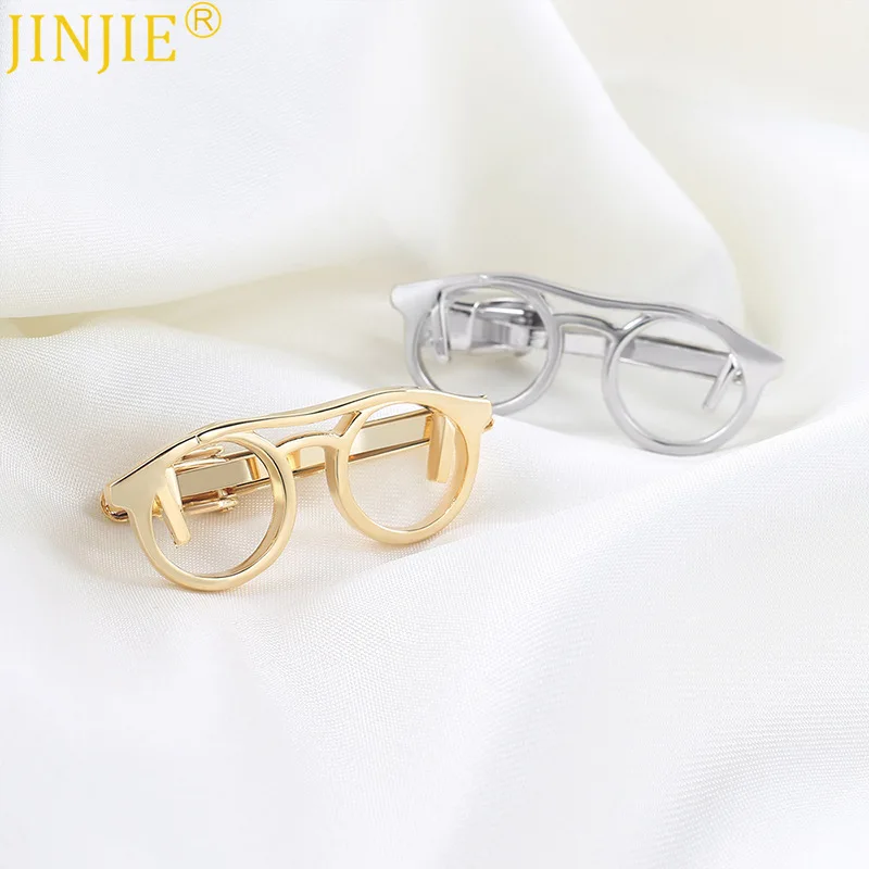 

Высококачественный зажим для галстука из позолоченного серебра, деловой стиль