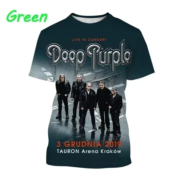

Heavy Metal Rock Band 3D Print O-neck T-Shirt Unisex Fashion Men Clothing Hip-hop Cool Skull Harajuku Summer Tops
