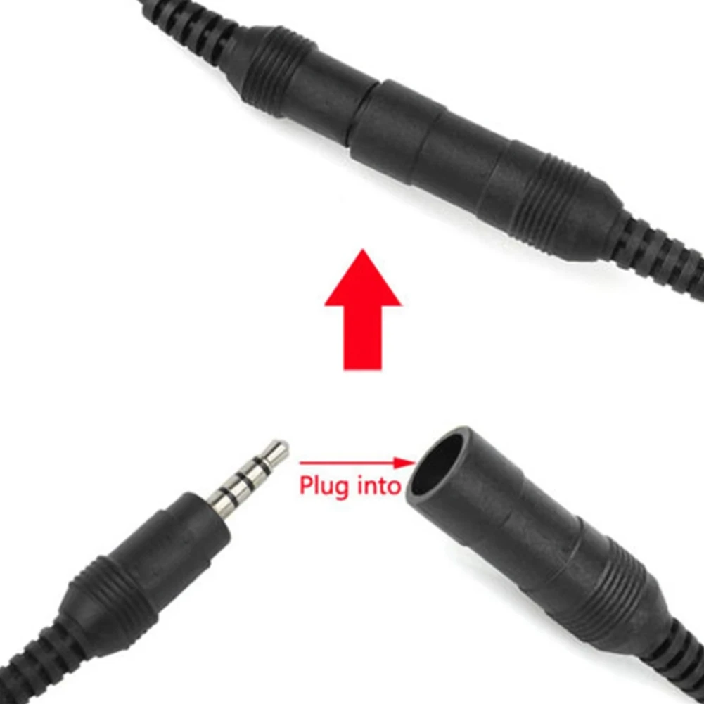 

Гарнитура для шлема, водонепроницаемая мотоциклетная гарнитура, 2-контактные мотоциклетные наушники PTT для двусторонней радиосвязи Baofeng