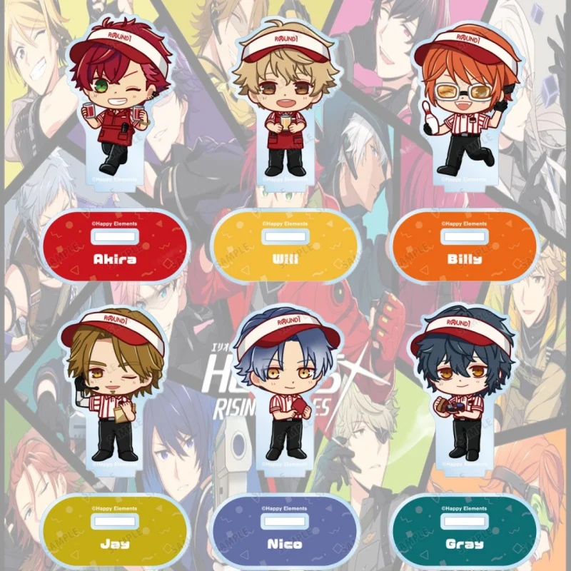 HELIOS Rising Heroes 10CM An adorable Acrylic figure stand Figure Desktop ornament Collecting accessories keychain