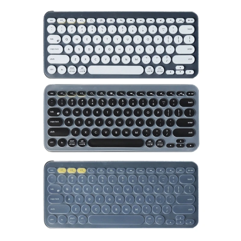 G6DD Flexible Keyboards Protector Cover Soft Silicone Skin Film Spill Resistant Effortless Cleaning Color Option