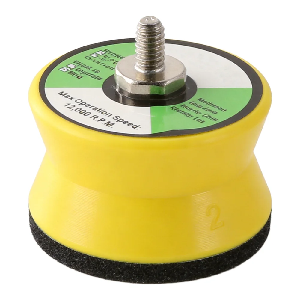 Detailed Sanding Tasks 2inch Backing Pads High RPM Sanding Pads Air Sanders Pads M6 Thread Attachment Compatible With Sandpaper