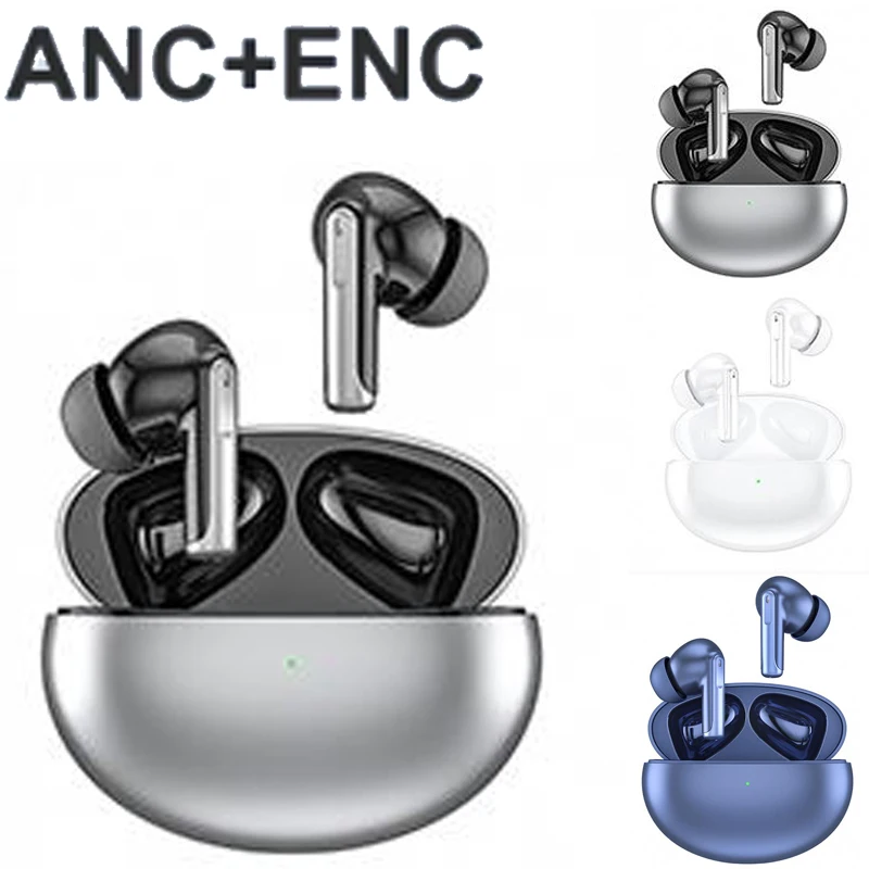 

Bluetooth Wireless Earphone ANC+ENC Charging Headphones Noise Reduction for Ulefone Armor 17 Pro X6 Pro Note 10P LG V50 ThinQ