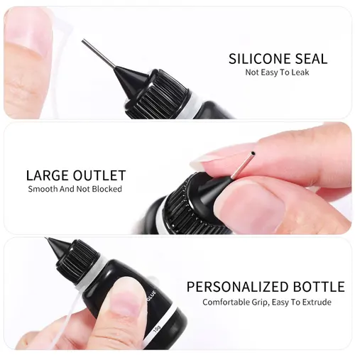 Imagen 2 del producto BORN PRETTY 10g pegamento adhesivo de diamantes de imitación para uñas para pegar las decoraciones 3D DIY Nail Art gemas de cristal accesorios de joyería