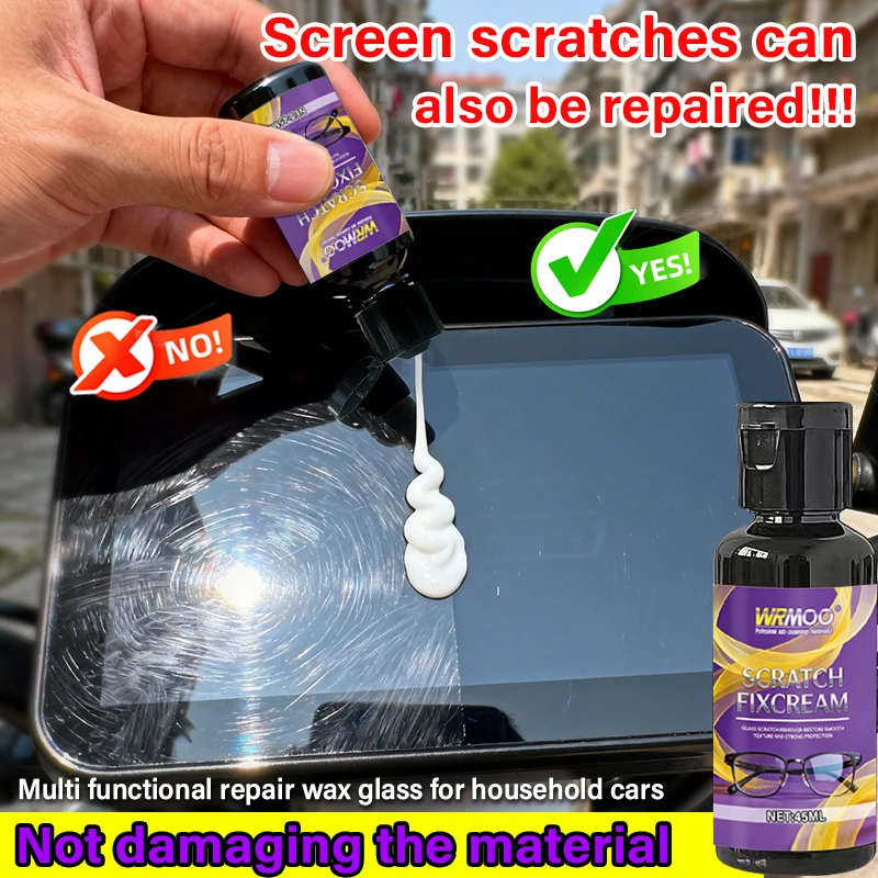 Magic Scratch Repair Paste - Make Old Glasses Look New Again! DIY Eyeglass Lens Scratch Remover & Restorer