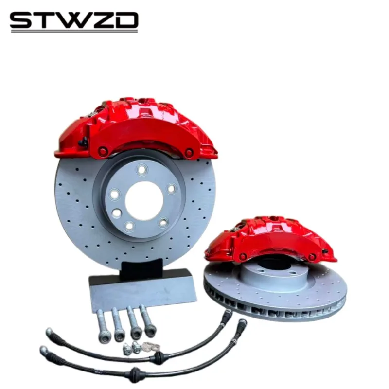 26 Style19Z 6 Pot Monoblock Forged Brake Caliper Big Brake Kit 355/380/405mm Drilled Slotted Rotor Universal BBK For Toyota Sien