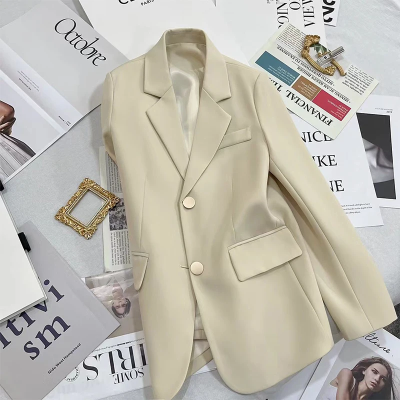 

Женское повседневное пальто весна-осень цвета хаки Bla Design ort из полиэфирного волокна 00% женская модная уличная одежда