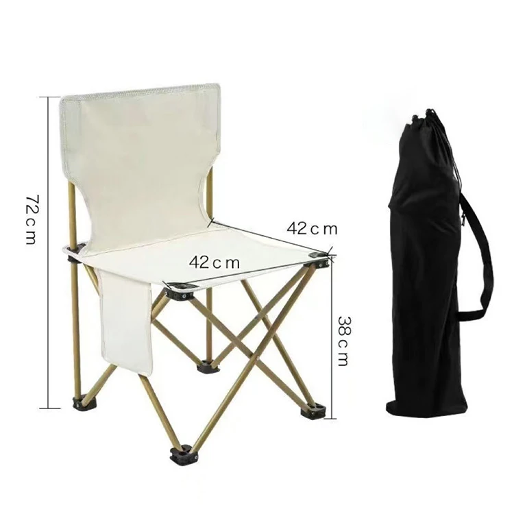 

Outdoor camping chair portable folding seat wood grain kermit chair aluminum camping leisure fishing chair