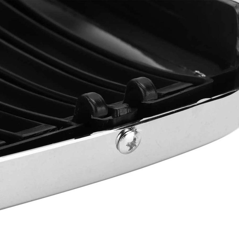 Multi-Purpose Front Hood Kidney Grille Grill Center Chrom Black For BMW E30 M3 3 Serie 1982-1991